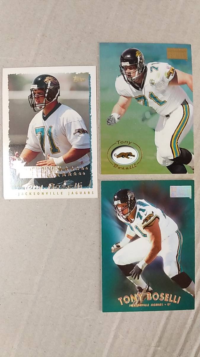 NFLカード TONY BOSELLI / TOPPS 95 RC 他5種 ジャガーズ拍卖