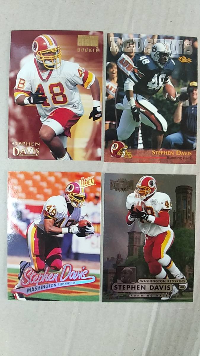 NFLカード STEPHEN DAVIS 10種 RC2 SKYBOX&CLASSIC レッドスキンズ RB オーバーン大学拍卖