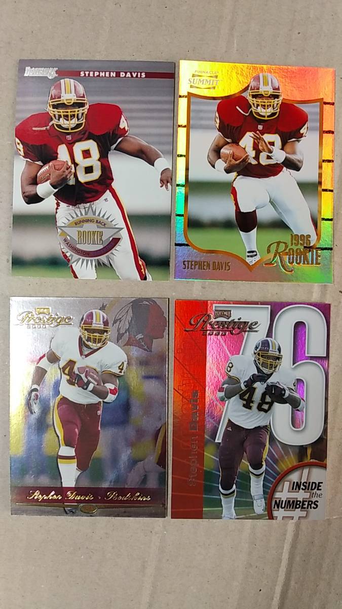 NFLカード STEPHEN DAVIS 10種 RC2 DONRUSS&SUMMIT レッドスキンズ RB拍卖