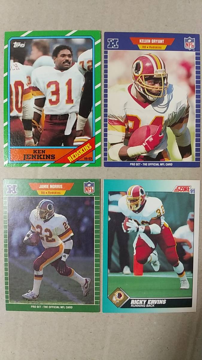 NFLカード WASHINGTON REDSKINS / RB 色々12種 レッドスキンズ拍卖