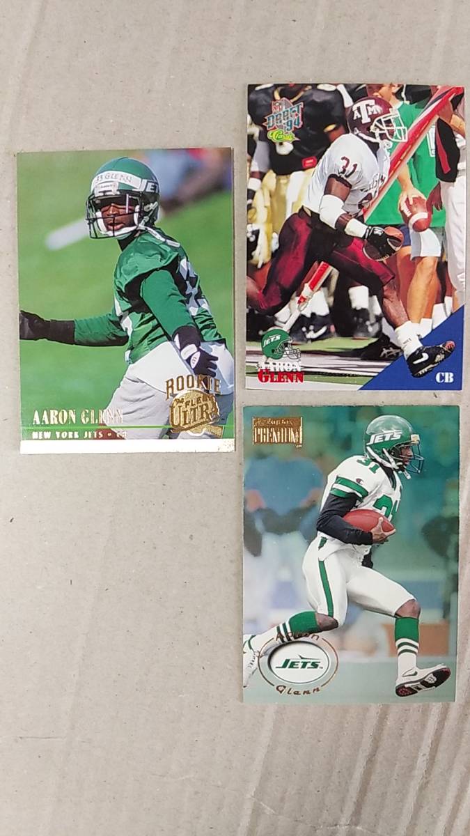 NFLカード AARON GLENN 7種 RC2 ジェッツ CB テキサスA&M拍卖