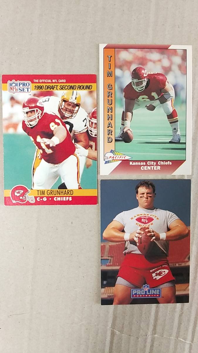 NFLカード KANSAS CITY CHIEFS / OL 色々11種 チーフス拍卖