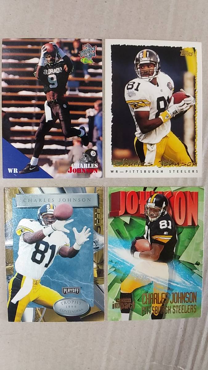 NFLカード CHARLES JOHNSON 10種 RC1 スティーラーズ WR拍卖