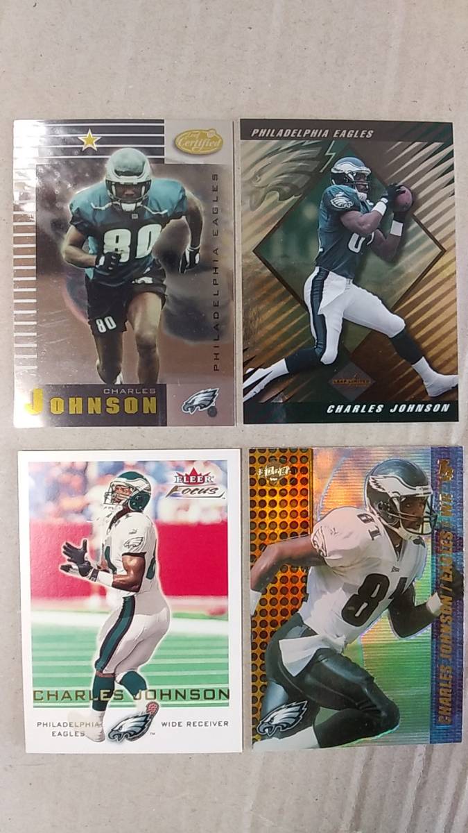NFLカード CHARLES JOHNSON 10種 イーグルス WR拍卖
