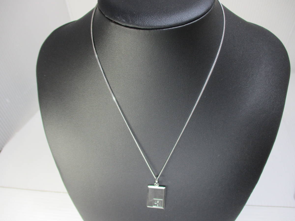 N-258 シルバー925 プレートネックレス 拍卖