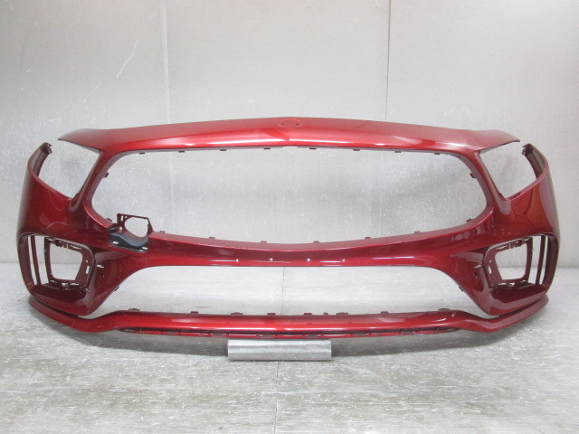 即決 割れ取付部破損無し ベンツ CLSクラス AMG C257 純正 フロントバンパー レッド A257 885 59 01 (B021239)拍卖