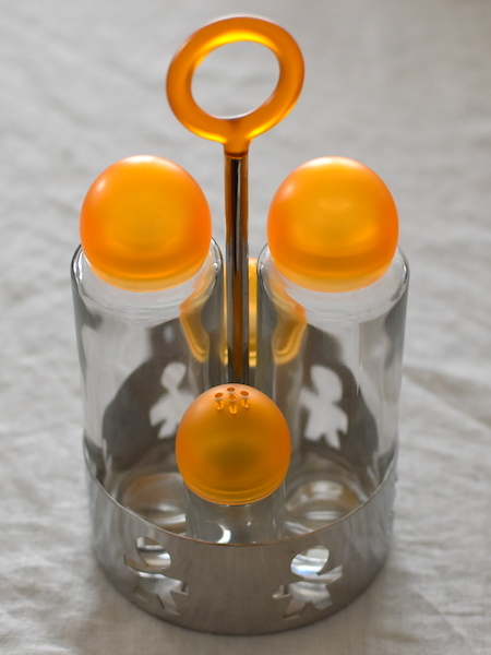 アレッシィ ALESSI GIROTONDO ジロトンド 調味料入れ & スタンド拍卖