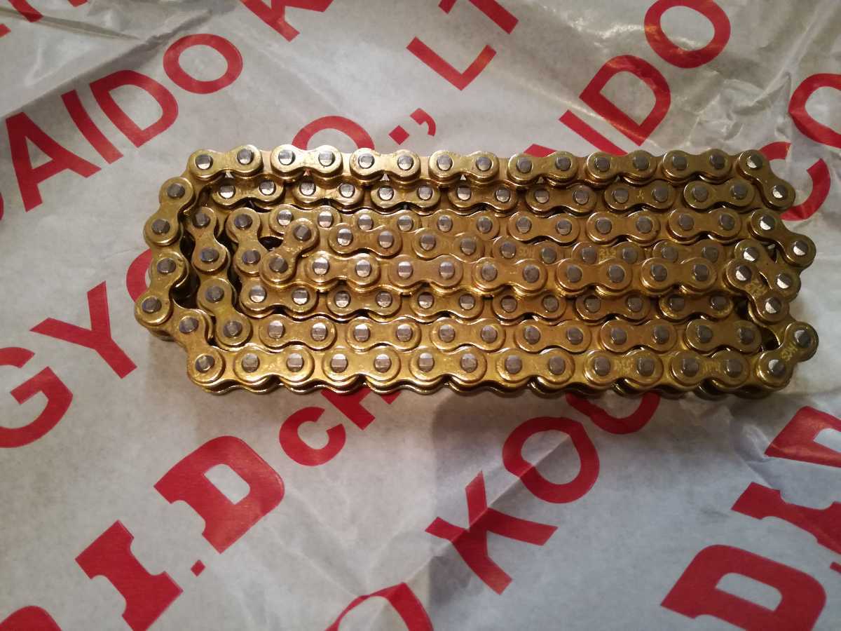 GSX400E ザリ ゴキ 強化 エンジン カム チェーン ゴールド GSX400T GSX400L 拍卖