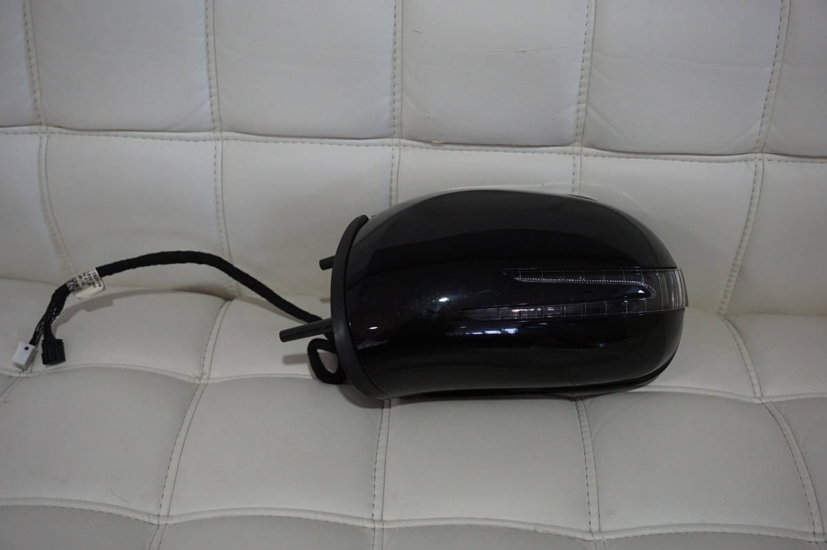 ☆即決☆メルセデス ベンツ X164 GLクラス 左 ドア ミラー ASSY 純正ミラー本体 社外アローミラーカバー 塗装済み 中古拍卖