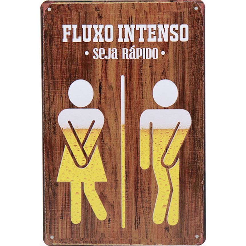 A631 メタル サイン ブリキ 看板 金属 製 プレート パネル レトロ 店 カフェ バー 案内 標識 ピクト トイレ 酒 ビール【T拍卖