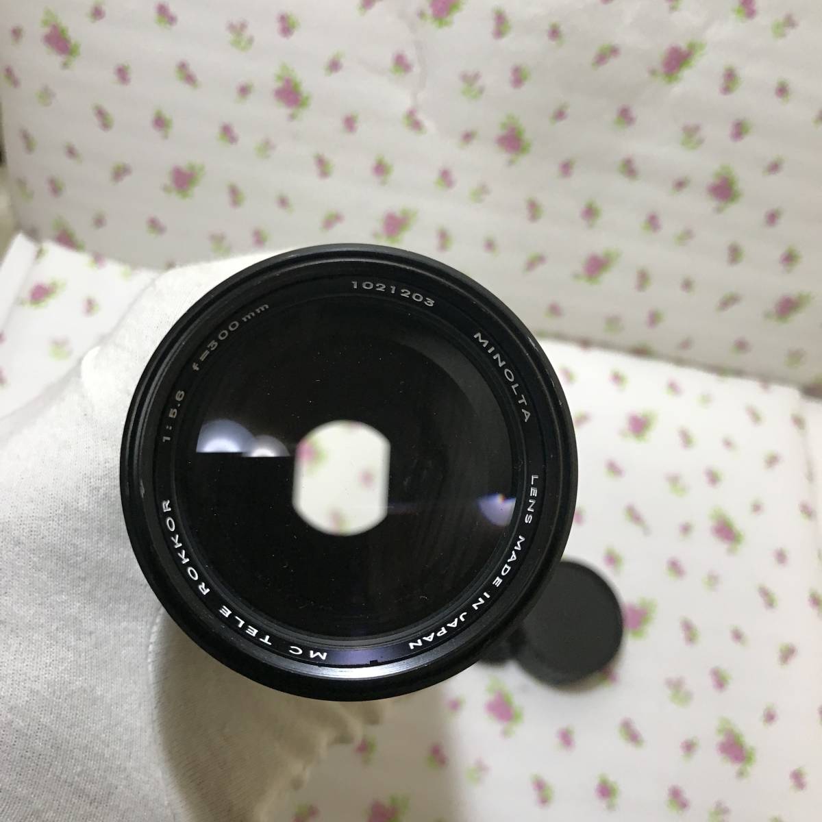 大望遠レンズ MINOLTA MC ROKKOR 300mm f5・6 フード内藏拍卖