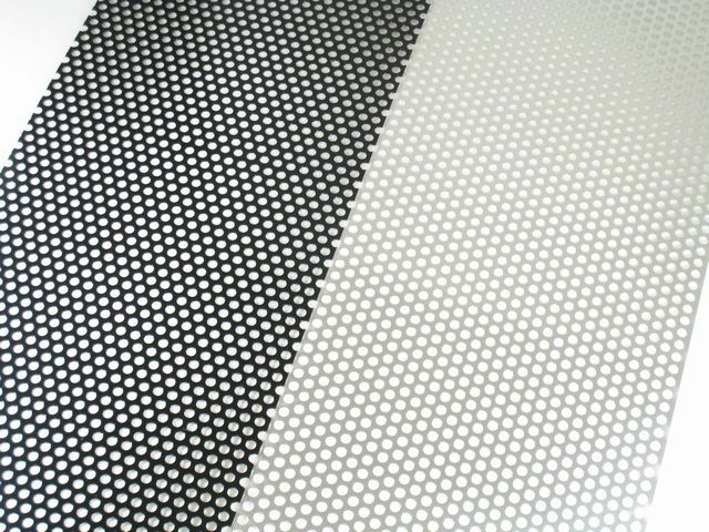 アルミ製グリルパンチングメッシュ(グリルネット)加工 DIY ブラック シルバー 黒 銀 エアロ バンパー拍卖