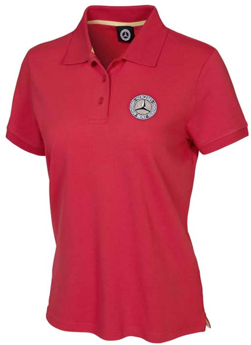 Mercedes-Benz メルセデス・ベンツ コレクション 純正 スワロフスキー レディス ポロシャツ クラシック レッド XS B66041602拍卖