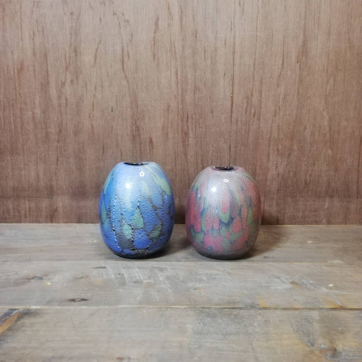 ガラス 花瓶 花器 フラワーベース拍卖