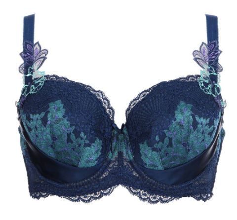 ☆新品!トリンプ プレミアムデザイン0061 グラマー ブラジャー H7 5 / ネイビー系!!拍卖