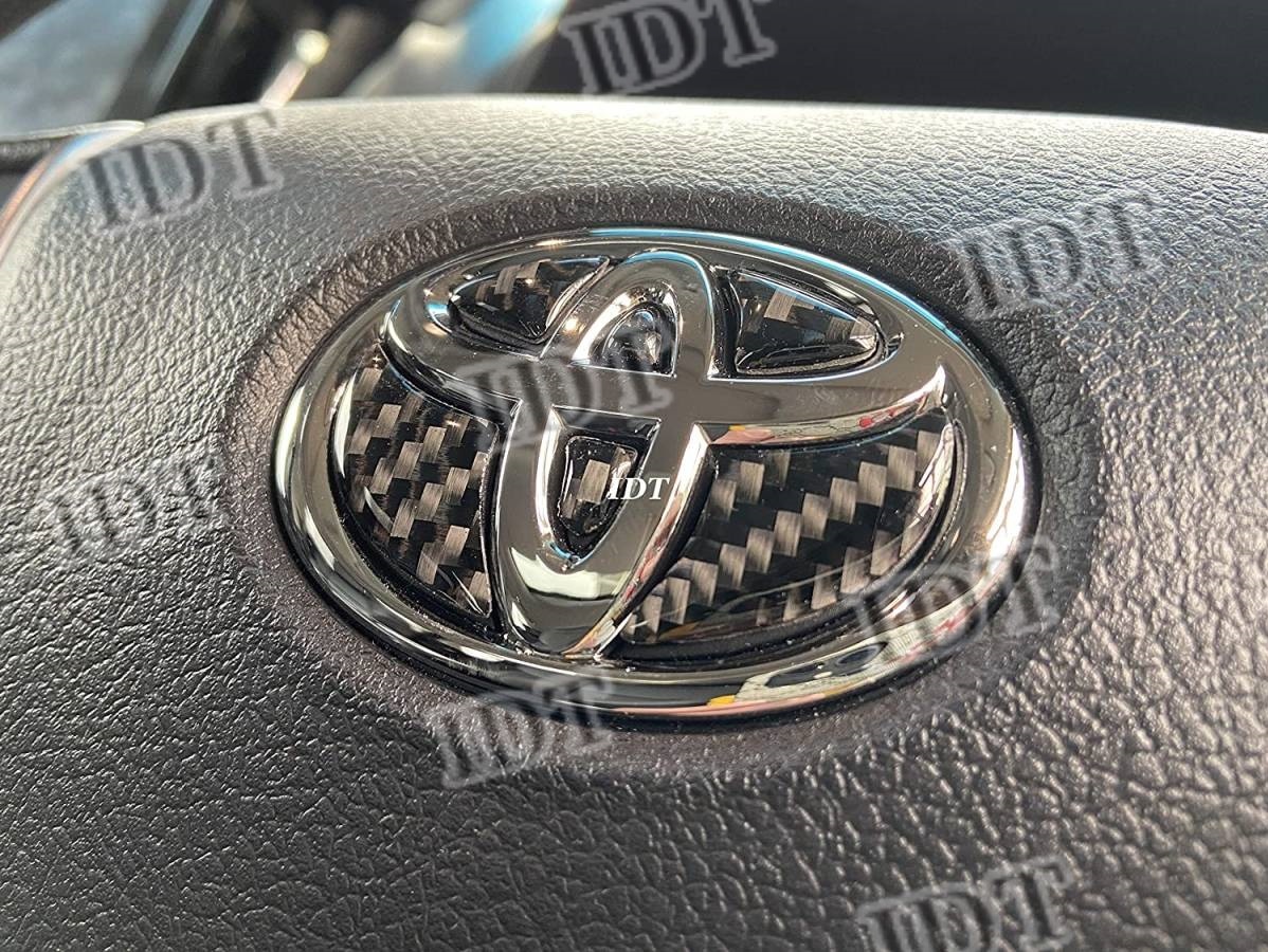 RAV4 MXAA50 AXAH50 リアルカーボン ステアリングエンブレムシート 3D ハンドル 内装 カスタム パーツ拍卖