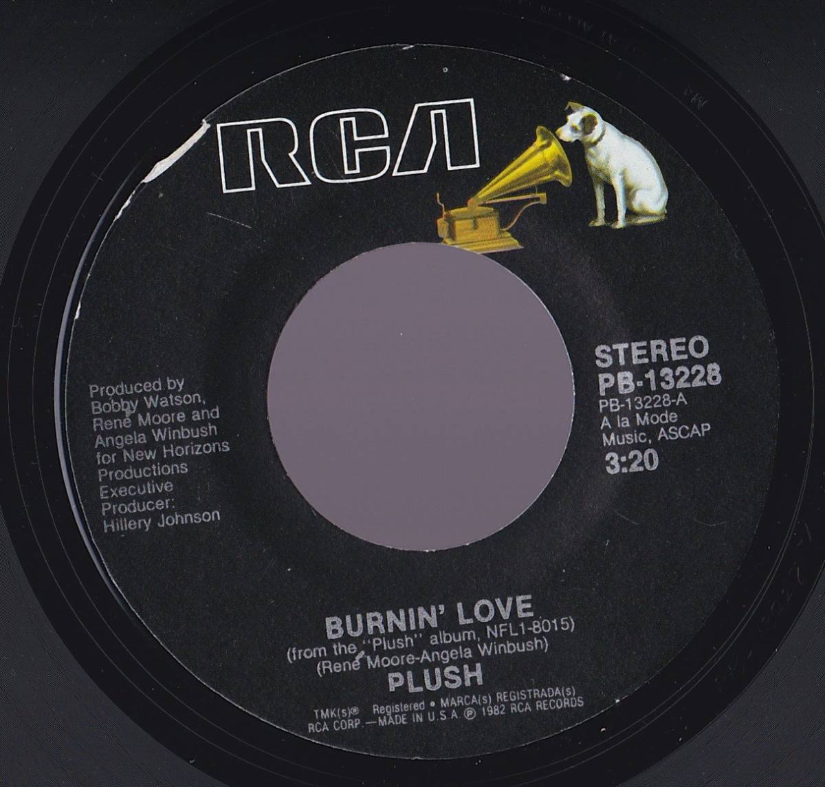 ダンクラ7inch・45★PLUSH / Burnin’ love / I don’t know★RCA★拍卖