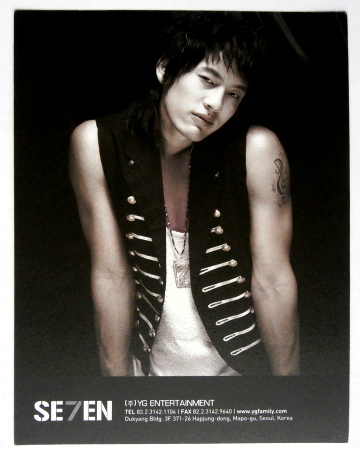 即決◆SE7EN/セブン◆24/7 SE7EN 2006年 韓国版 カード◆非売品拍卖