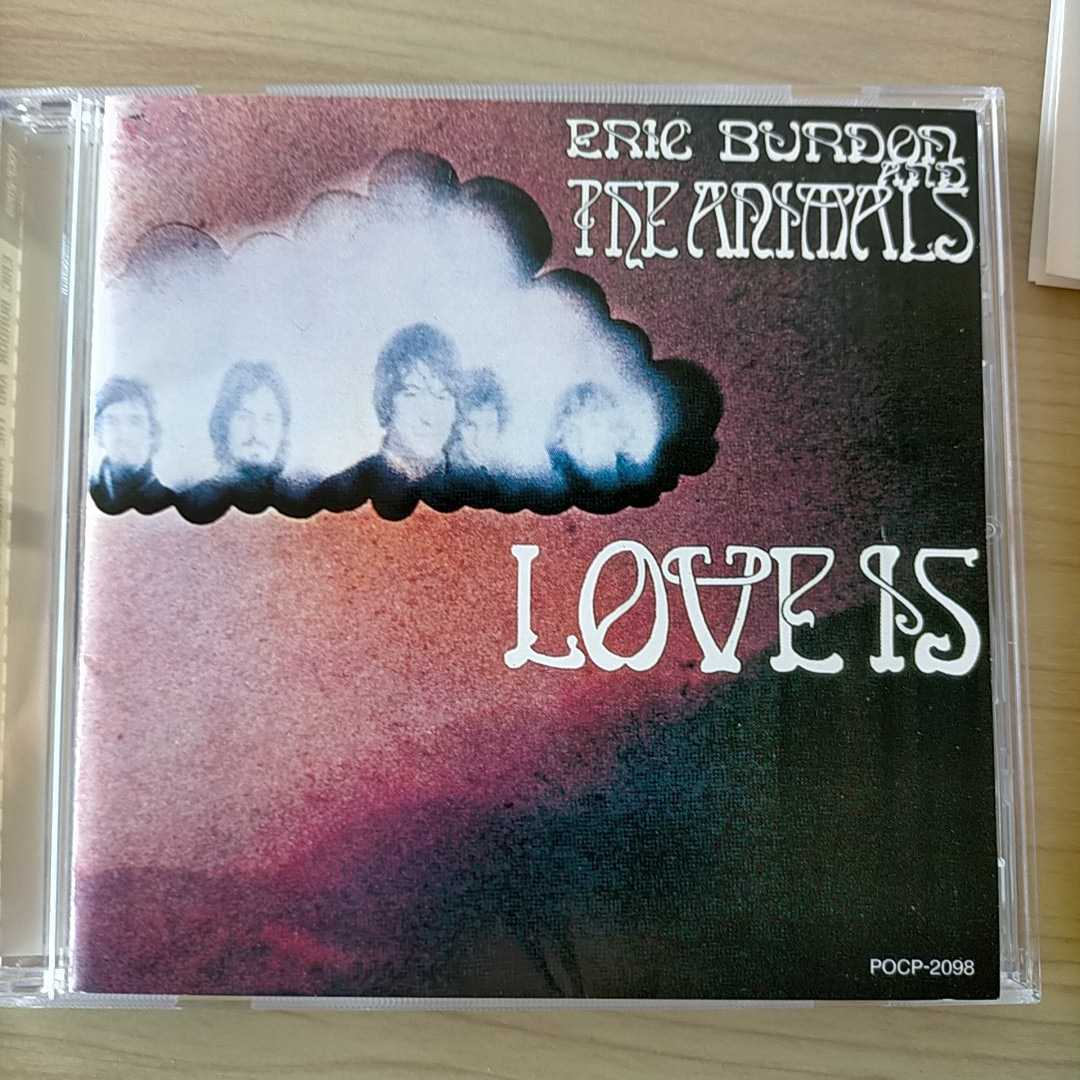 Erick burdone and the animals 「loves is」日本語解説書あり 帯びなし拍卖