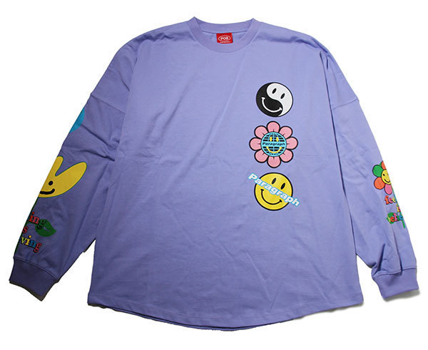 Paragraph (パラグラフ) ロンT ロングTシャツ 長袖 2022SS (Season 7) NO.009 Long sleeve Tee VIOLET拍卖