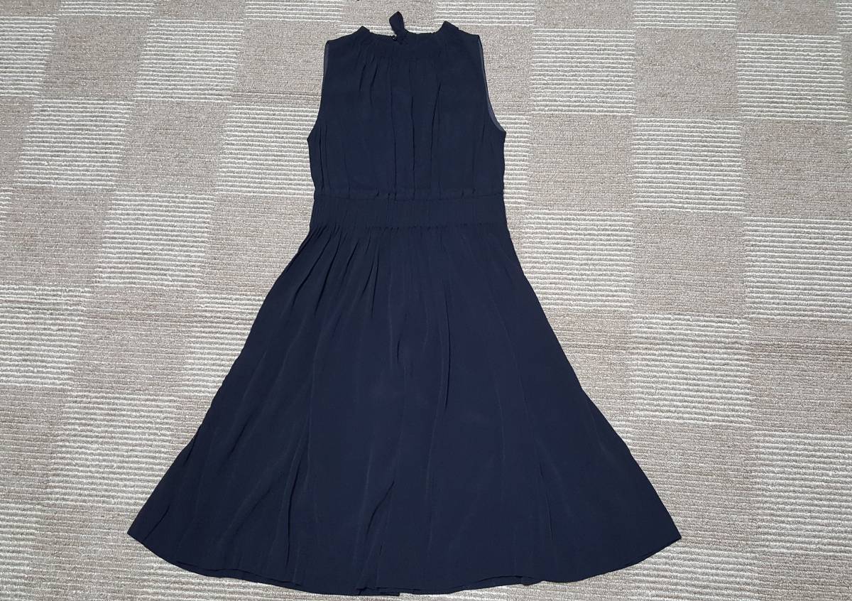 新品 送料無料 US4号/JP9号~11号 ケイトスペード ニューヨーク Kate SpadeNewyork レーヨン ワンピース 黒拍卖