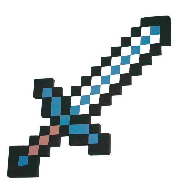 コスプレ 鉄の剣 マインクラフト クリーパー 武器 剣 長剣 刀 ソード 灰 短剣 アイテム pvc 安全 道具拍卖