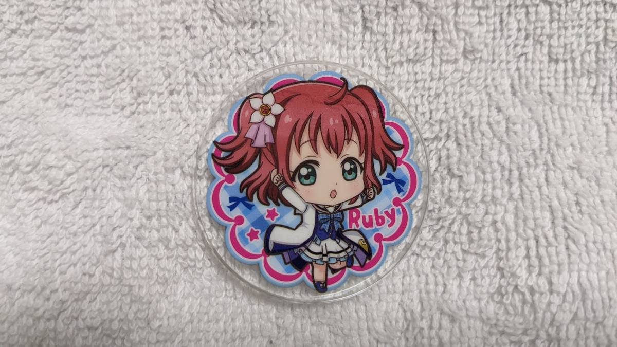 【送料無料】ラブライブ!サンシャイン!! ガチャガチャバッジ 黒澤ルビィ(未来の僕らは知ってるよ)拍卖
