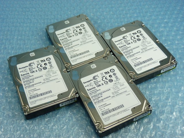 1GBZ4 // 4個セット Seagate Savvio 10K.6 ST300MM0006 300GB 2.5インチSAS 10000rpm 6Gb (A3C40166985)// Fujitsu PRIMERGY RX200 S8 取外拍卖