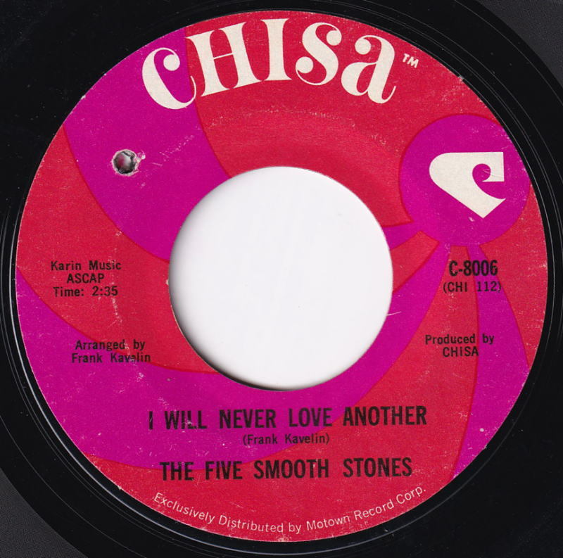 7inch spin! The Five Smooth Stones - I Will Never Love Another Sweet Soul Ballad拍卖