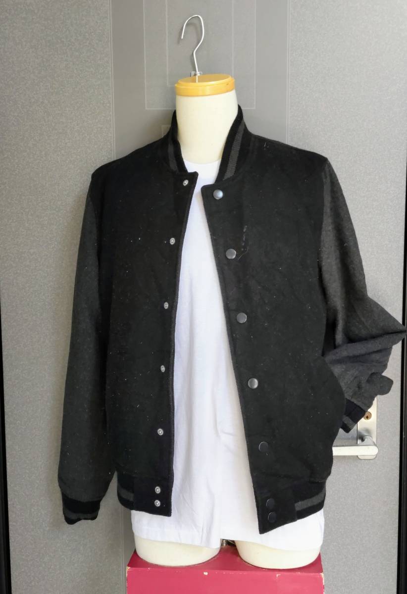 ★送料無料★ US古着 Arizona アリゾナ ヴィンテージ スタジャン メルトンウール ブラック S位拍卖