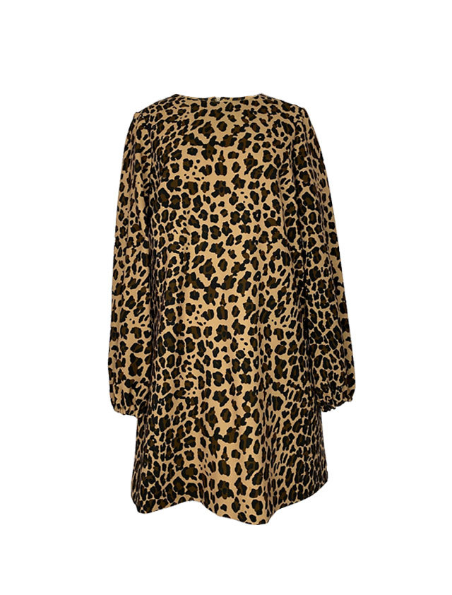 未使用 P.A.R.O.S.H. パロッシュ ヒョウ柄 長袖 ワンピース拍卖