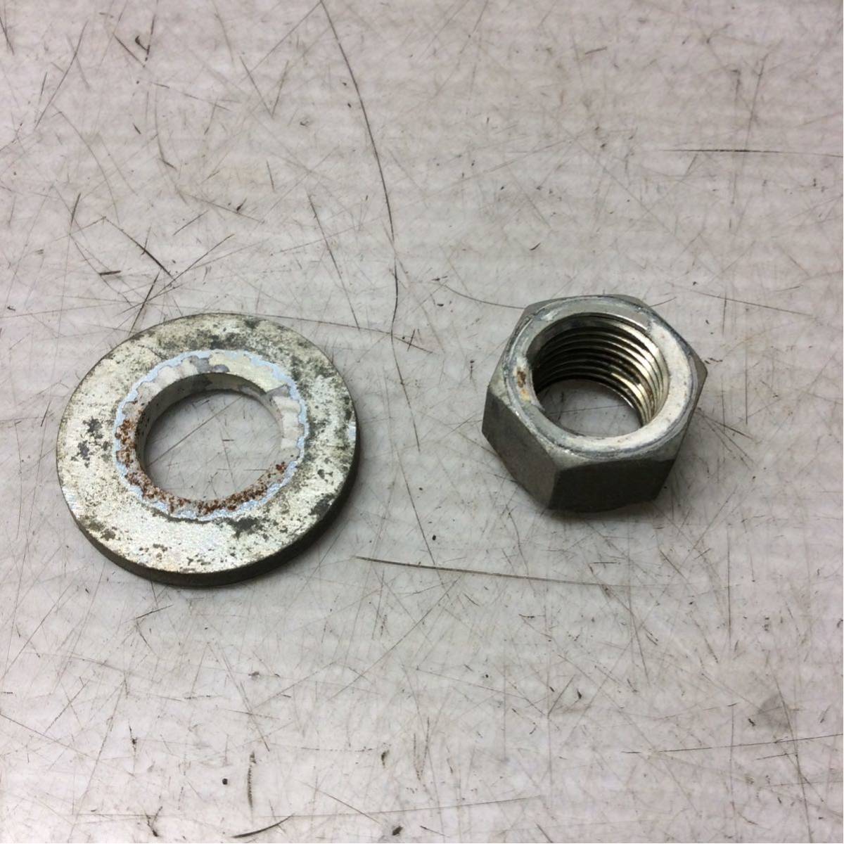 A48-43 スズキ アドレス110 CF11A リアホイール ナット ワッシャー 純正部品拍卖