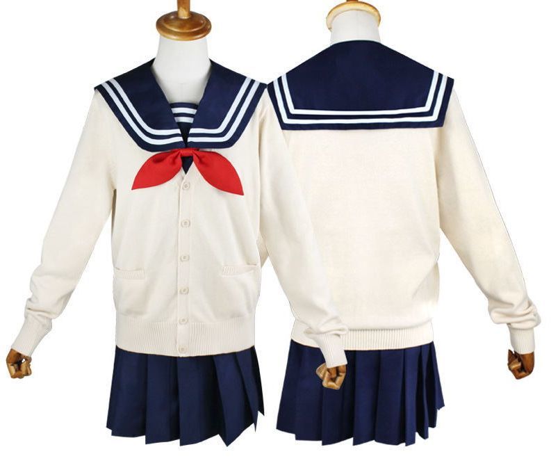 ◆新品◆僕のヒーローアカデミア 風 ヒロアカ トガヒミコ コスチューム コスプレ衣装 4点セット♪サイズXS~XXXL CC0253拍卖