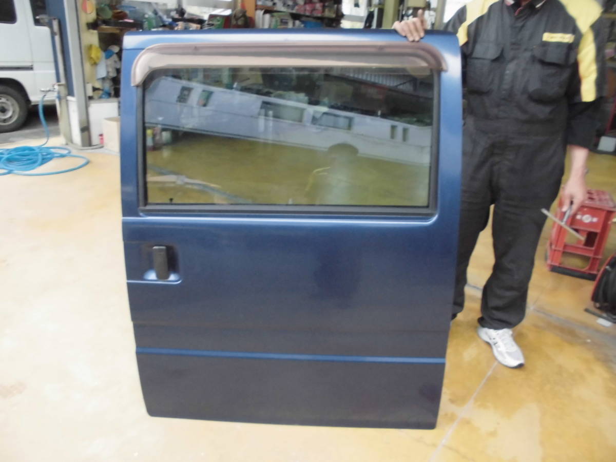 H16 スバル サンバー TV2 左 スライド ドア 290 ブルー 中古品拍卖