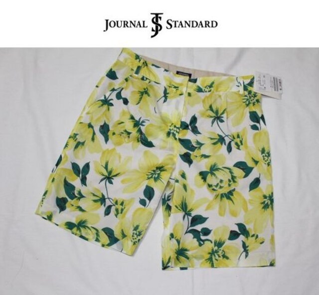 ジャーナルスタンダード*journal standard★フラワー柄ショートパンツ(38)/新品拍卖