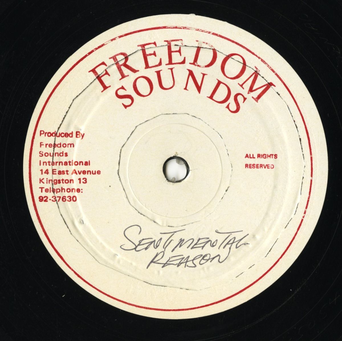 名曲レゲエ・カヴァー!JAMAICA盤 12インチ Phillip Fraser/Sentimental Feelings, Prince Alla/Sun Is Shining【Freedom Sounds】試聴拍卖