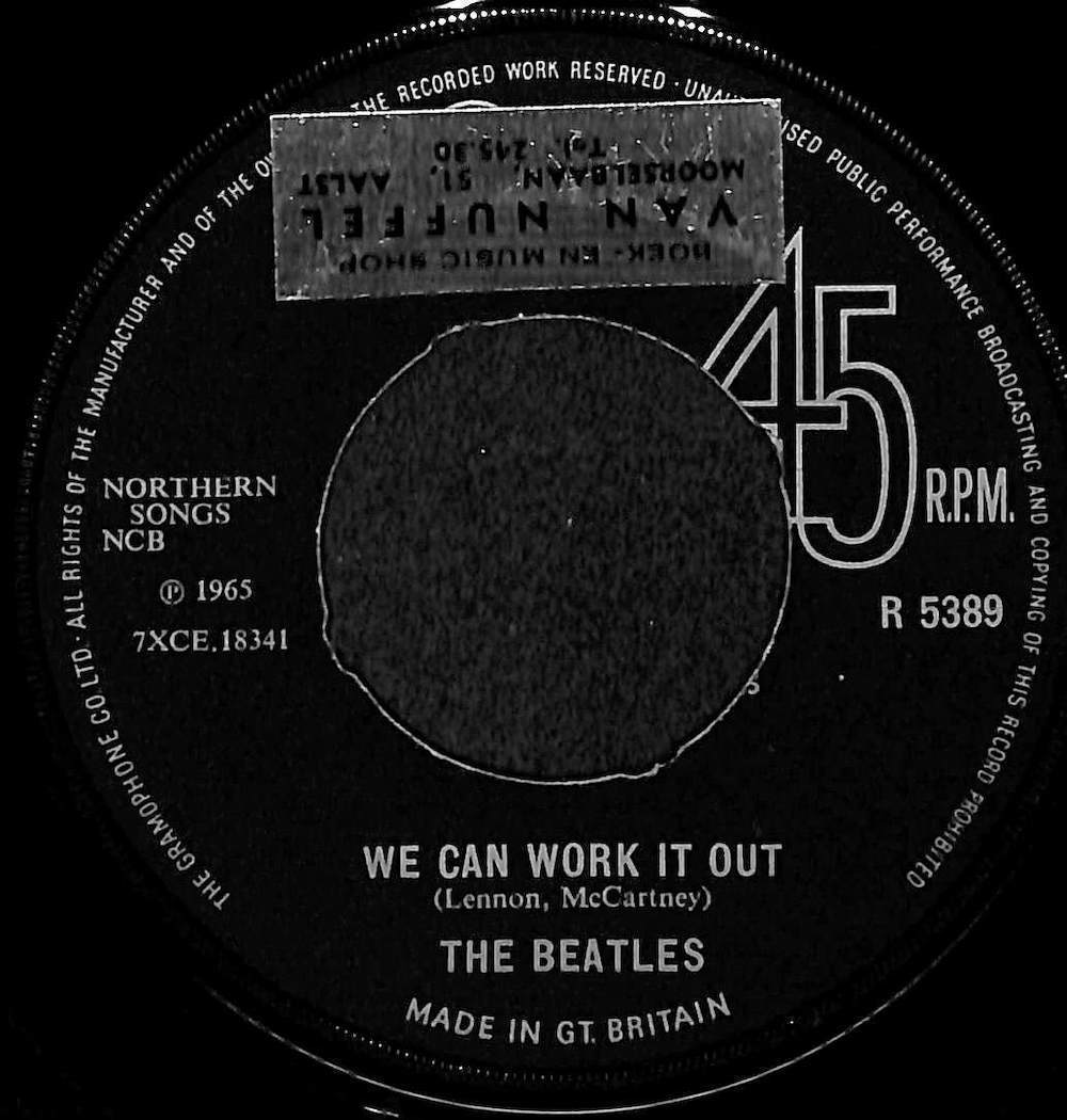 244233 BEATLES / We Can Work It Out / Day Tripper(7)拍卖
