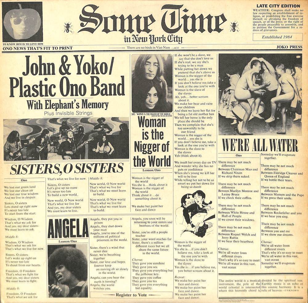 245000 JOHN & YOKO, PLASTIC ONO BAND / Some Time In New York City(LP)拍卖