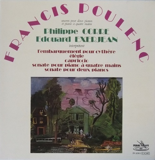 M0635 FRANCIS POULENC / Oeuvres Pour Deux Piano Et Piano A Quatre Mains(LP)拍卖