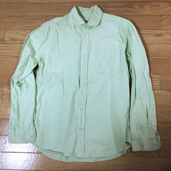 sevendays=sanday セブンデイズサンディ シャツ 長袖 アメカジ surf お兄 ライムグリーン サイズM 新品拍卖