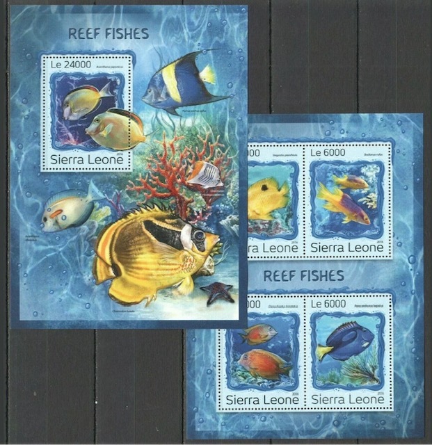 「TF98」シエラレオネ切手  2016年 さかな拍卖