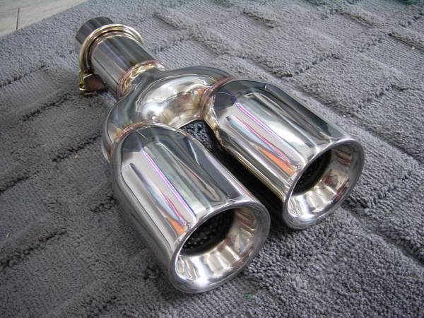 ①88ΦパンチングW出し ステンレス製 マフラーテール ステンレス製 【L】 テールエンド カッター拍卖