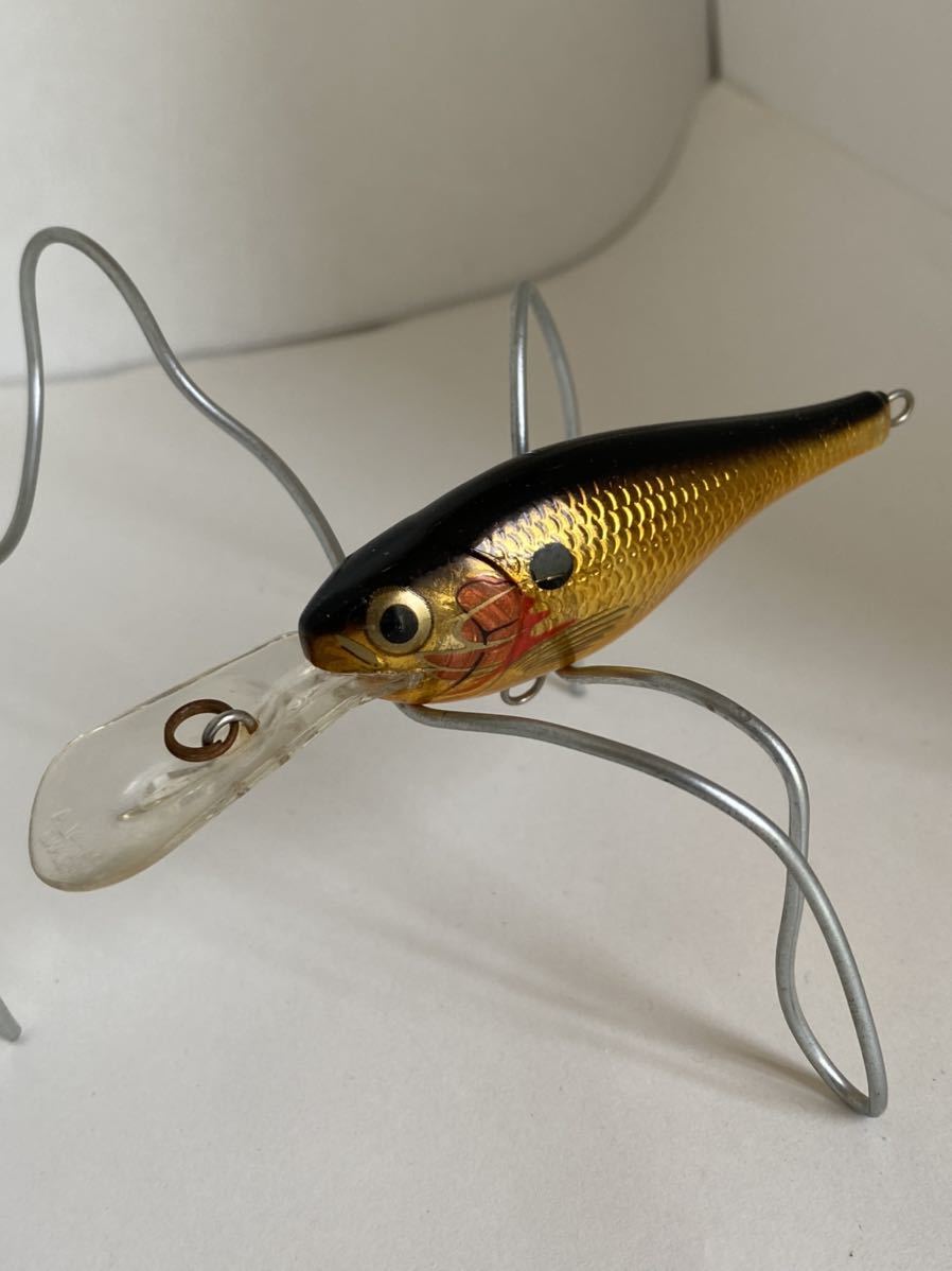 廃番 ラパラ リストラップ RAPALA シャッドラップ ハンドメイドミノー バス トラウト サクラマス レイクトラウト イトウ シーバス 金黒拍卖