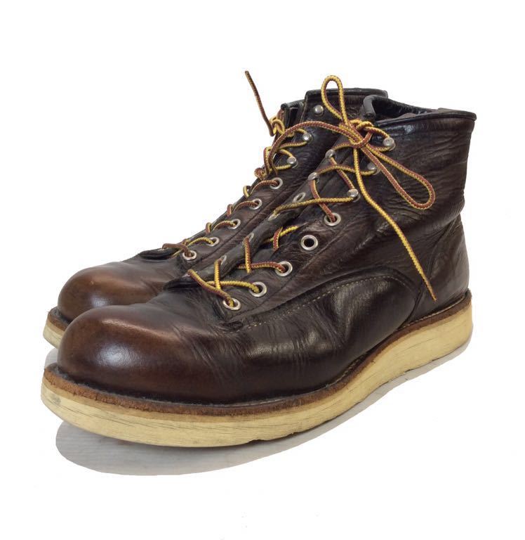RED WING レッドウィング 2906 LINEMAN BOOT ラインマンブーツ ブラウン メンズ 91/2D 27,5cm拍卖