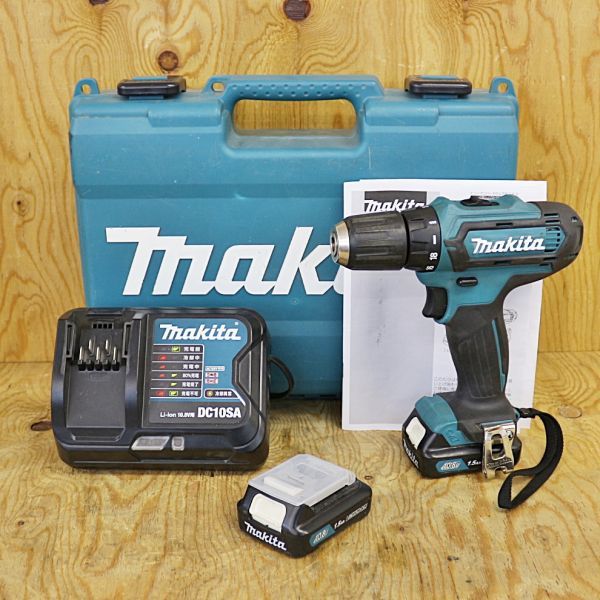 【新潟発】マキタ 充電式 ドライバドリル DF331D 10.8V 充電器 バッテリー 実動 中古 発送 電動 大工 木工 インパクト 工具 中古 makita拍卖