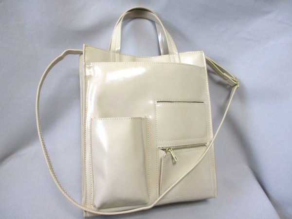 LOWRYS FARM/ローリーズファーム◇2way トートバッグ IV 斜め掛け スマホポケット H30.5cm拍卖