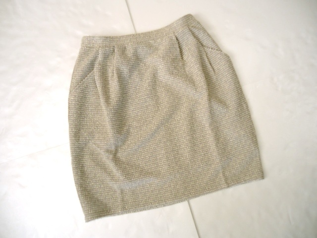 【KCM】iam-45★未使用品★【fig London/フィグロンドン】レディース スカート サイズ F グレー系拍卖