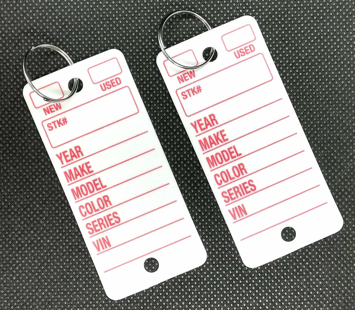 U.S.カーディーラーで実際に使われているキータグ 2枚 送料無料拍卖