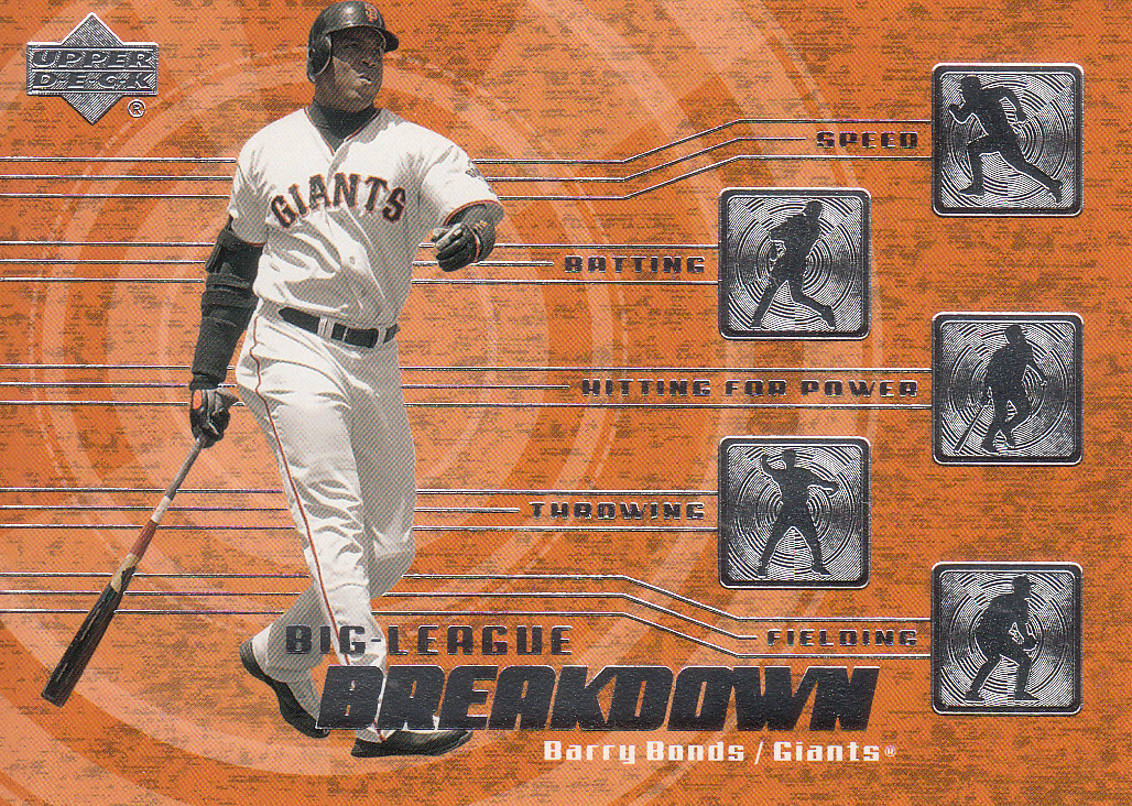 2002 UD 'BARRY BONDS' BIG-LEAGUE BREAKDOWN BL13 拍卖