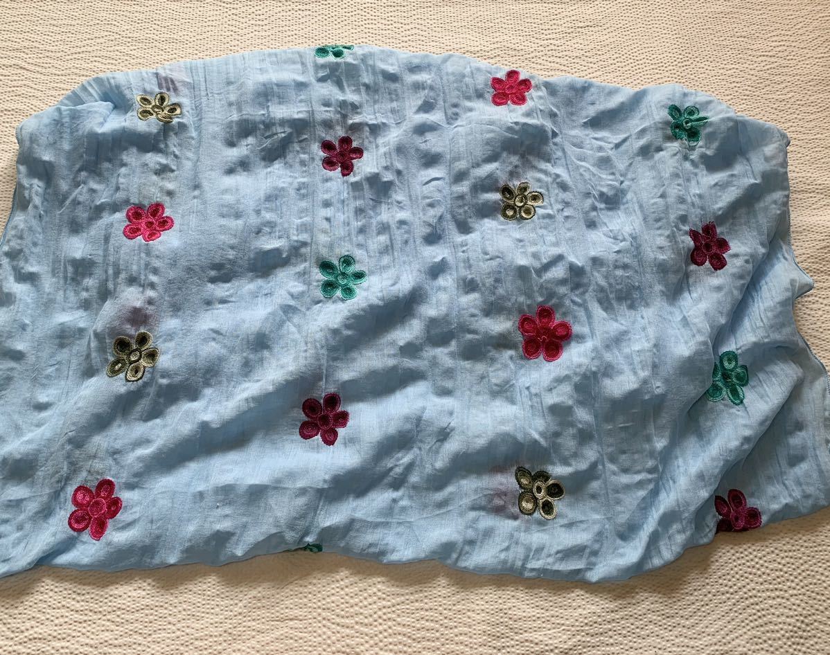 ★お花刺繍ショール★拍卖